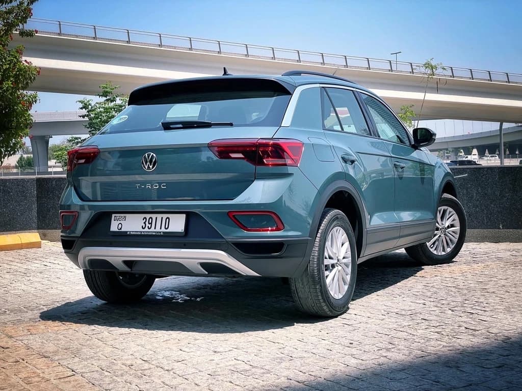 Volkswagen T-Roc 2022 Blue rear side