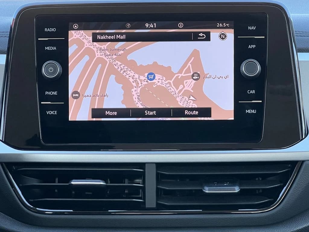 Volkswagen T-Roc 2023 Beige infotainment screen