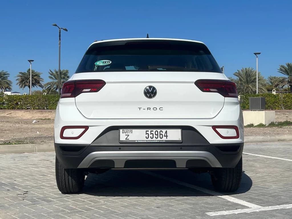 Volkswagen T-Roc 2023 White rear