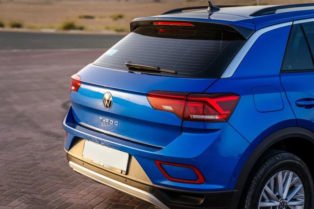 Volkswagen T-Roc 2024 Blue rear side