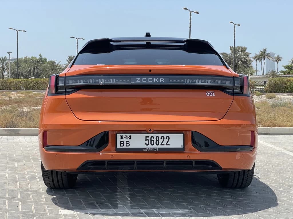 Zeekr 001 2024 Orange rear